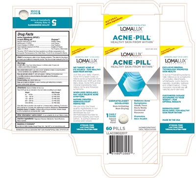 Box Labeling (Lomalux   Acne Pill)